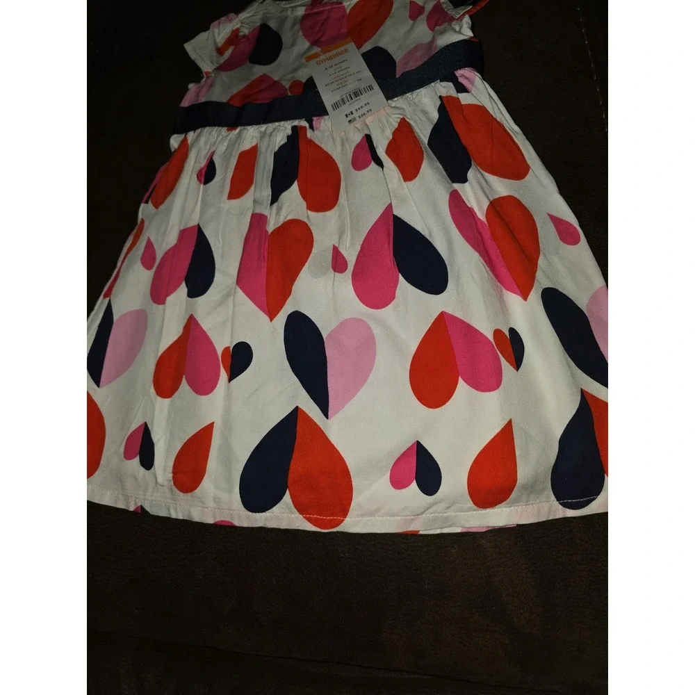 Gymboree prep perfect heart dress size 6 12 months‎ nwt